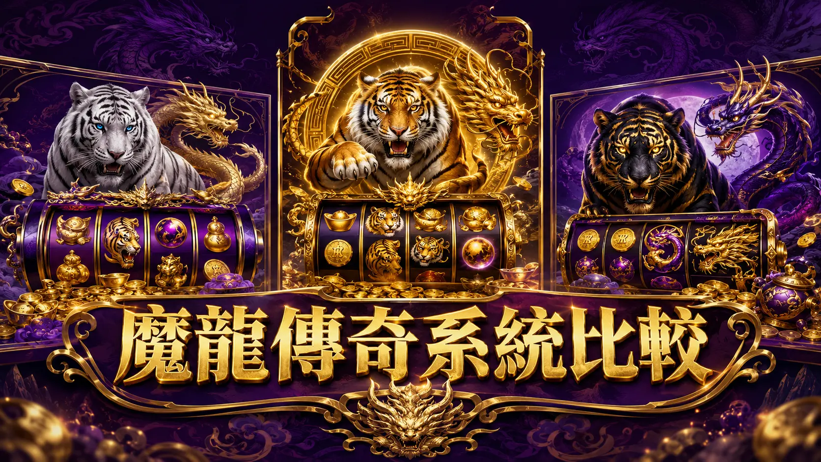 魔龍傳奇系統比較示意圖