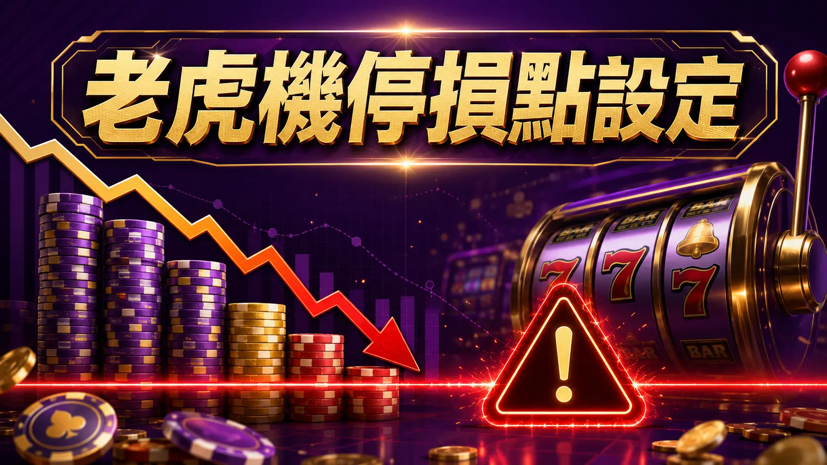 老虎機停損點設定示意圖