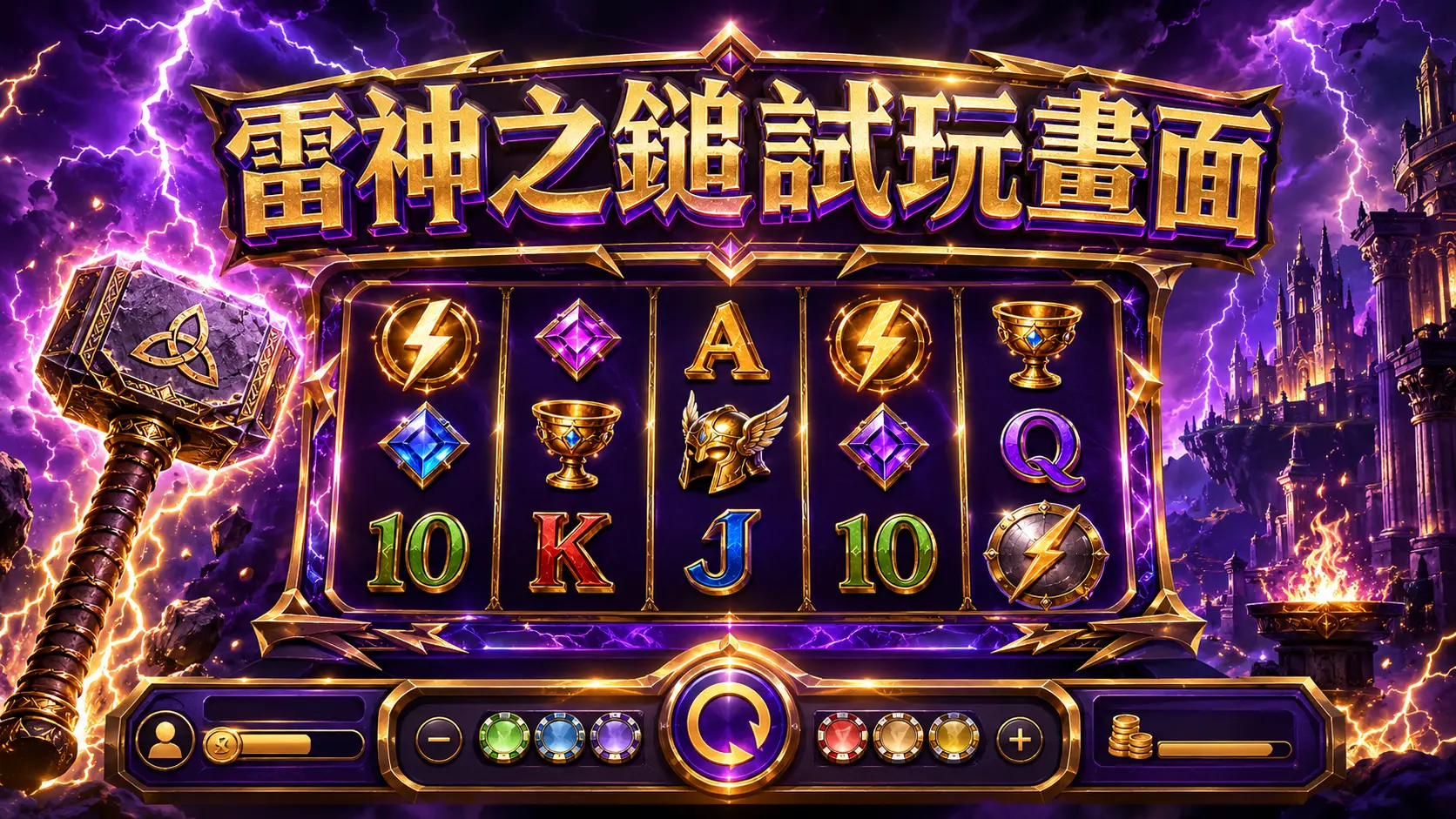 雷神之鎚試玩畫面示意圖