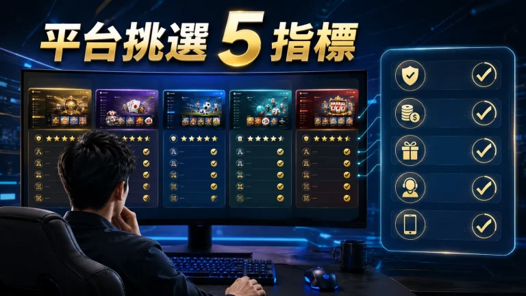 玩家在電腦上比較多個娛樂城平台介面